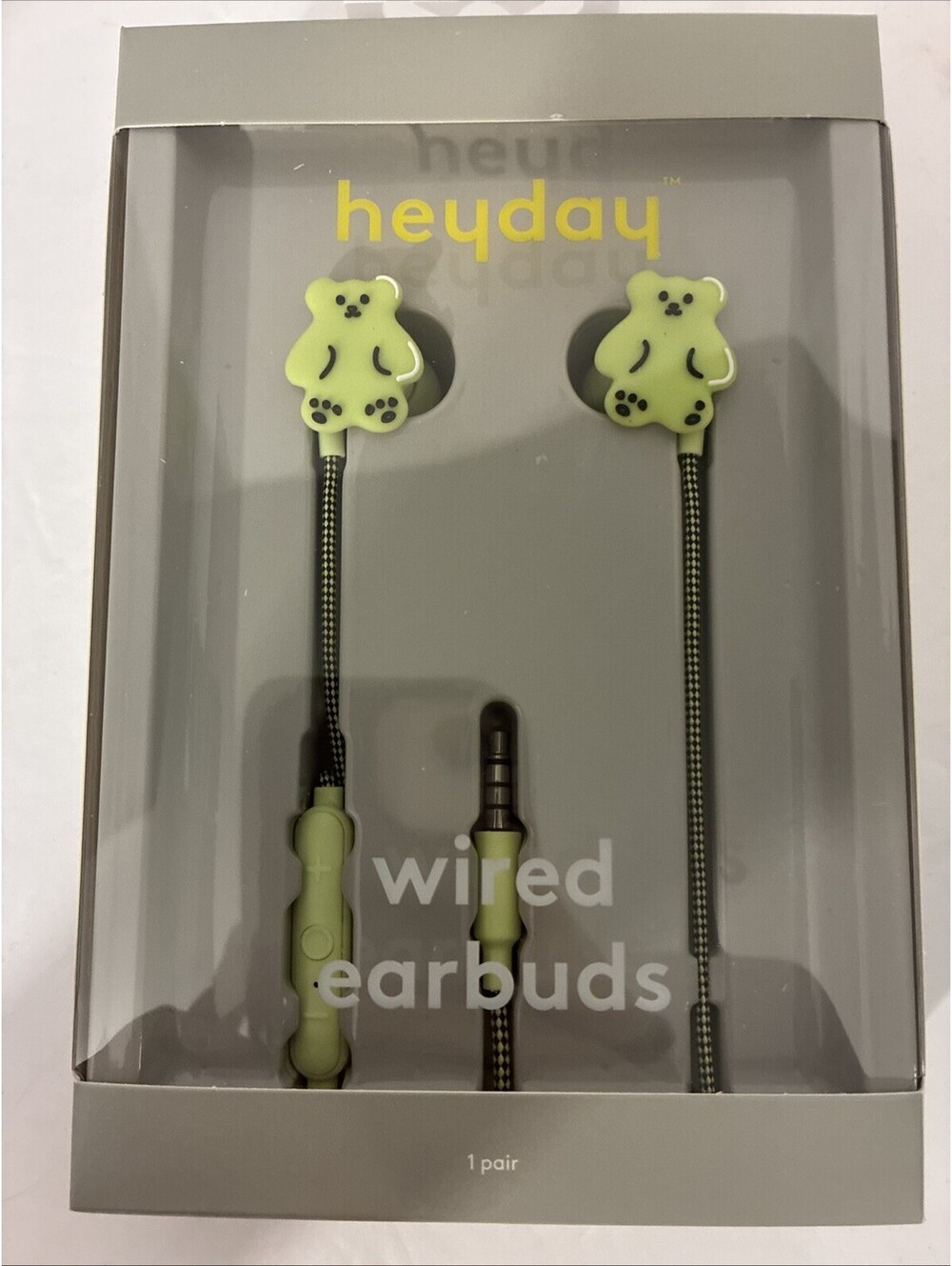 Wired Earbuds - heyday™ - Gummy Bear - Built-In Microphone - 3.5mm Con NWT
